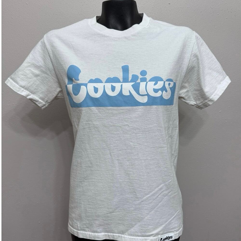 Berner Cookies Clothing SF All City Logo 2 White/ Blue Tee T-Shirt Streetwear